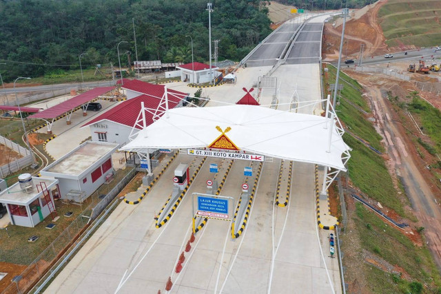 Ruas Tol Bangkinang-Pangkalan. Dok: BPJT
