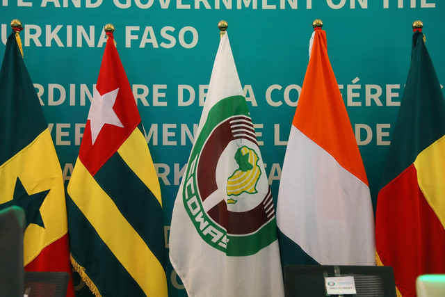 Ilustrasi ECOWAS. Foto: Nipah Dennis / AFP