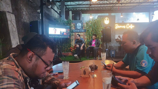 Kegiatan 'Ragu ke Bawaslu: Pengawasan Pemilu Jawa Barat' diadakan oleh Komunitas Pemilu Bersih di Cibiru, Kota Bandung pada Senin (29/1). Foto: istimewa