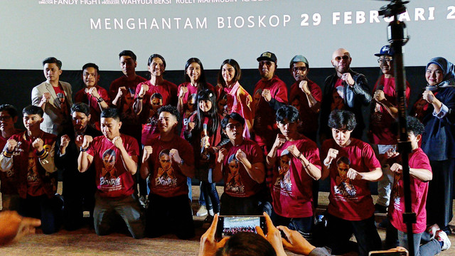 Konferensi pers perilisan Poster dan Trailer Film Bonnie, Selasa (30/1/2024). Foto: Aprilandika Pratama/kumparan