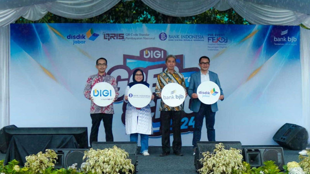 Bank bjb meluncurkan program bank bjb DIGI Goes to School di SMKN 4 Bogor pada 30 Januari 2024. Foto: Dok. Bank bjb