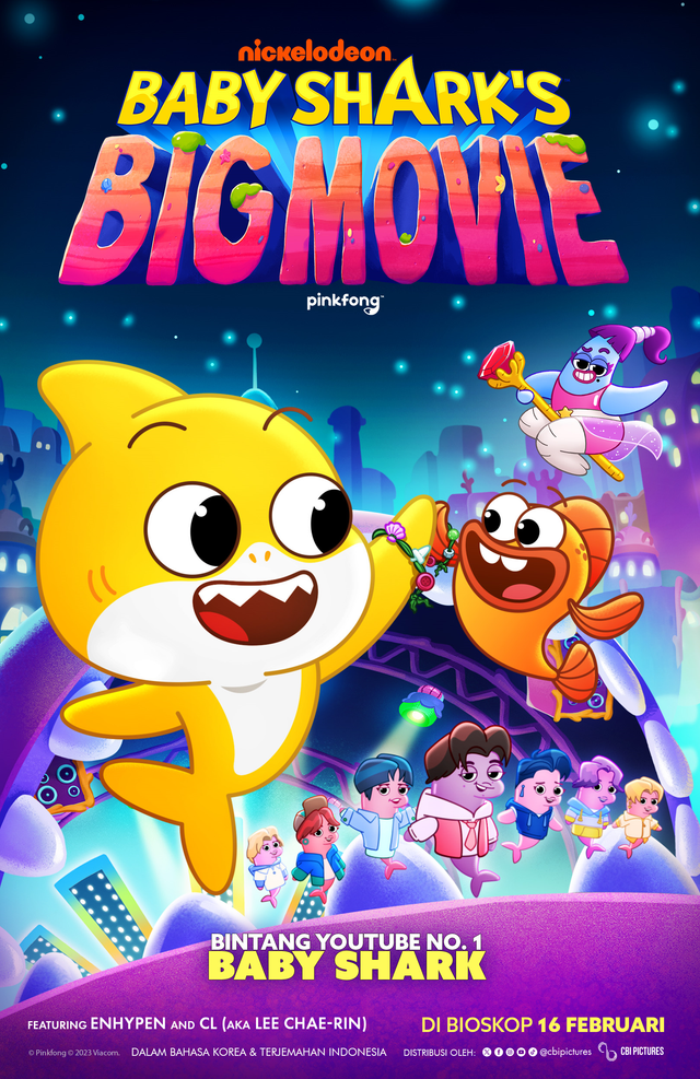 Poster Baby Shark Big Movie. Foto: Istimewa