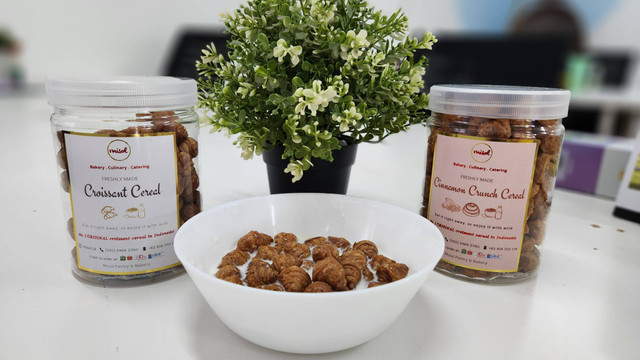 Aneka varian croissant cereal dan pastry dari Misol Bakery Jakarta (1/2/2024). Foto: Azalia Amadea/kumparan