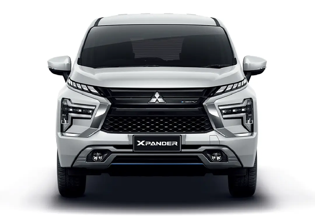 Tampilan depan Mitsubishi Xpander Hybrid Electric Vehicle (HEV). Foto: Mitsubishi Motors