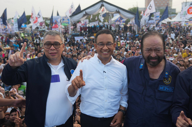 Calon Presiden nomor urut 1 Anies Baswedan kampanye di kawasan Lapangan Reformasi Deli Serdang, Kamis (1/2/2024). Foto: Dok. Istimewa