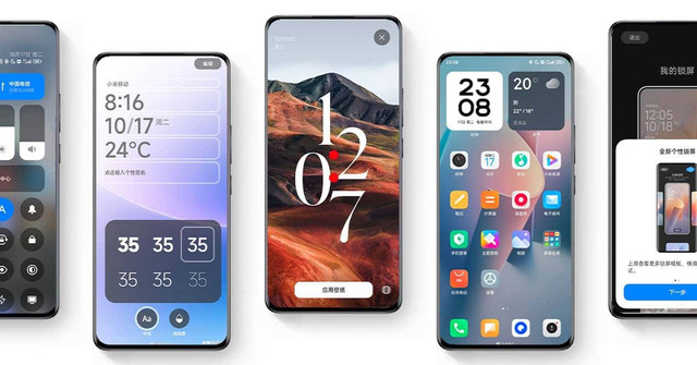 Tampilan HyperOS Xiaomi V.1.0. Foto: Xiaomi