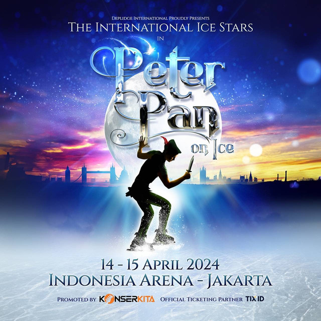 Peter Pan on Ice yang akan digelar di Indoor Multifunction Stadium 'Indonesia Arena' Senayan, Jakarta, pada 14-15 April 2024. Foto: Dok. Istimewa