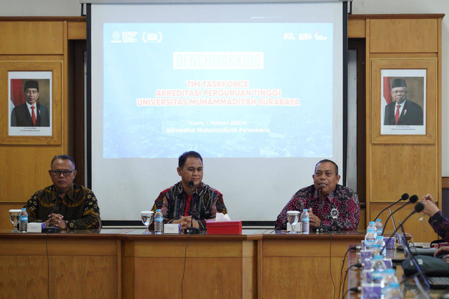 Unggul Bersama, UMP dan UMSurabaya Gelar Branchmarking untuk Peningkatan Kualitas Pendidikan