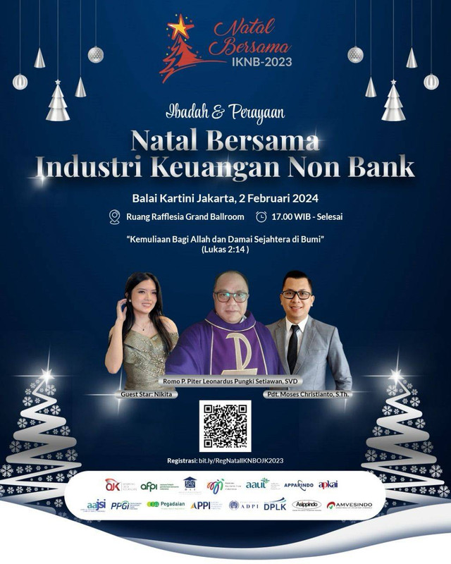 Perayaan natal bersama IKNB OJK