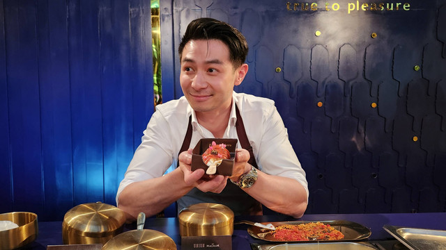 Peluncuran menu dessert kolaborasi Magnum, chef Reynold Poernomo, dan UNION di Jakarta, Jumat (2/2/24). Foto: Azalia Amadea/Kumparan