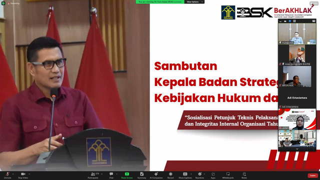 Sosialisasi Juknis Pelaksanaan Survei SPAK, SPKP dan Survei Integritas Internal Organisasi