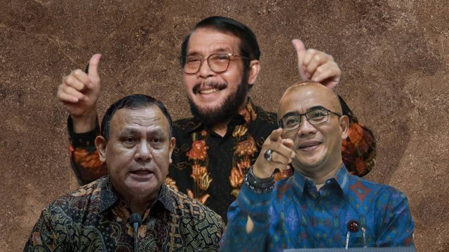 Kolase Anwar Usman, Firli Bahuri dan Hasyim Asy'ari. Foto: kumparan