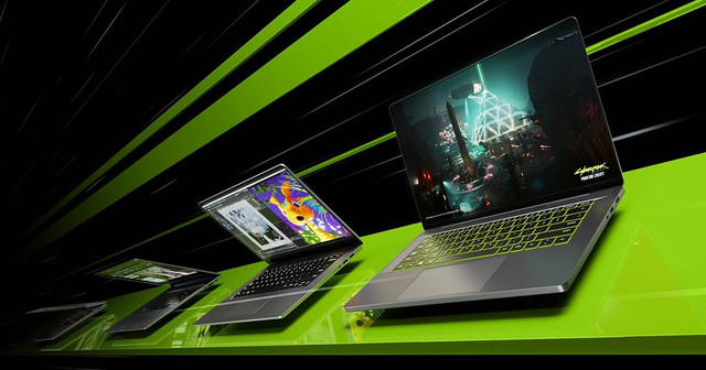 Ilustrasi laptop gaming RTX 40-series. Foto: Nvidia
