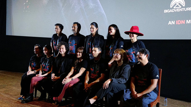Konferensi pers perilisan trailer film Pasar Setan. Foto: Aprilandika Pratama/kumparan