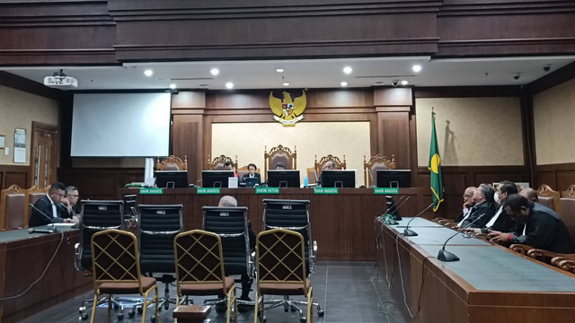 Situasi sidang Roy Rening di PN Jakarta Pusat, Rabu (7/2/2024). Foto: Hedi/kumparan