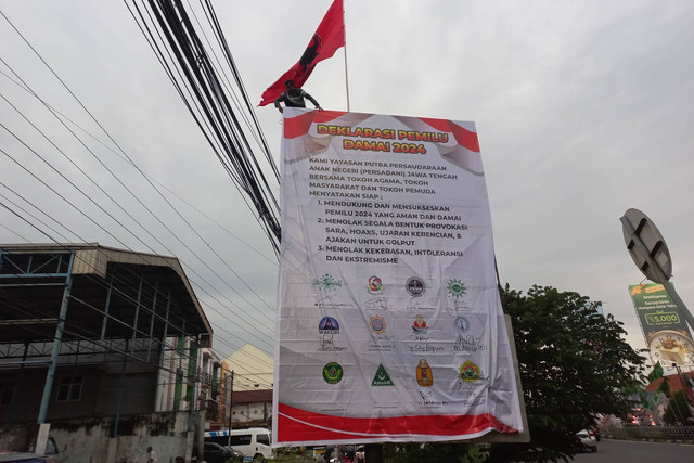 Deklarasi Pemilu Damai. Foto: Intan Alliva Khansa/kumparan