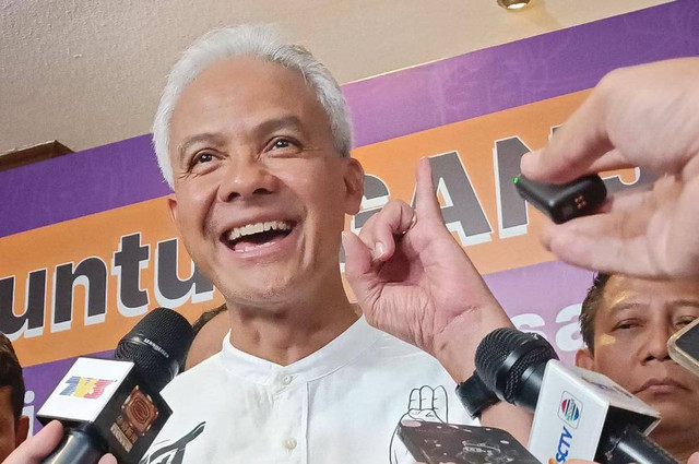 Capres nomor urut 03 Ganjar Pranowo. Foto: Annisa Thahira Madina/kumparan