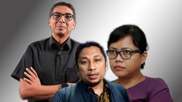 Kolase foto Feri Amsari, Bivitri Susanti, Zainal Arifin Mochtar. Foto: Dok. kumparan dan Antara
