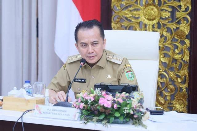 Pj Gubernur Sumsel, Agus Fatoni, Foto : Humas Pemprov Sumsel