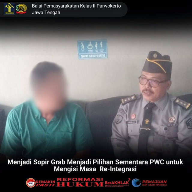 Menjadi Sopir Grab Menjadi Pilihan Sementara PWC untuk Mengisi Masa Re-Integrasi