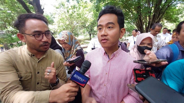 Wali Kota Solo Gibran Rakabuming Raka, di Solo, Selasa (13/2/2024). Foto: kumparan