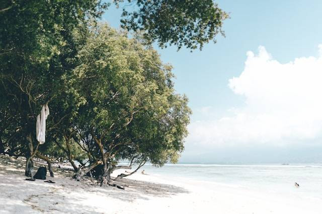 Gili Selang. Foto hanyalah ilustrasi, bukan tempat yang sebenarnya. Sumber: Unsplash/Joshua Newton
