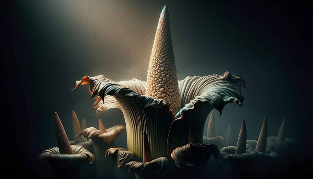 Ilustrasi ciri khusus bunga bangkai. Sumber: Pixabay/CharlVera