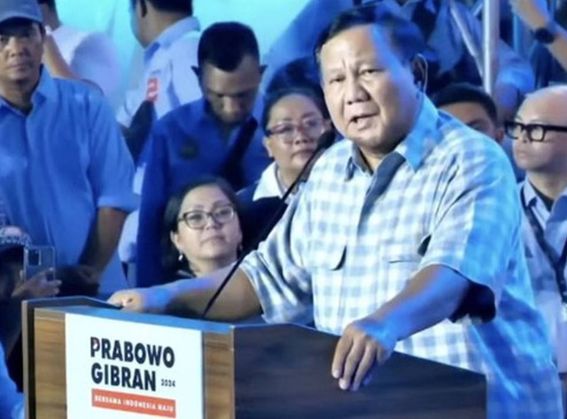 Prabowo dinyatakan menang dalam quick count, sumber photo: Koleksi Merza Gamal