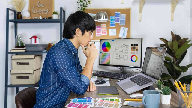 Ilustrasi Desainer Interior