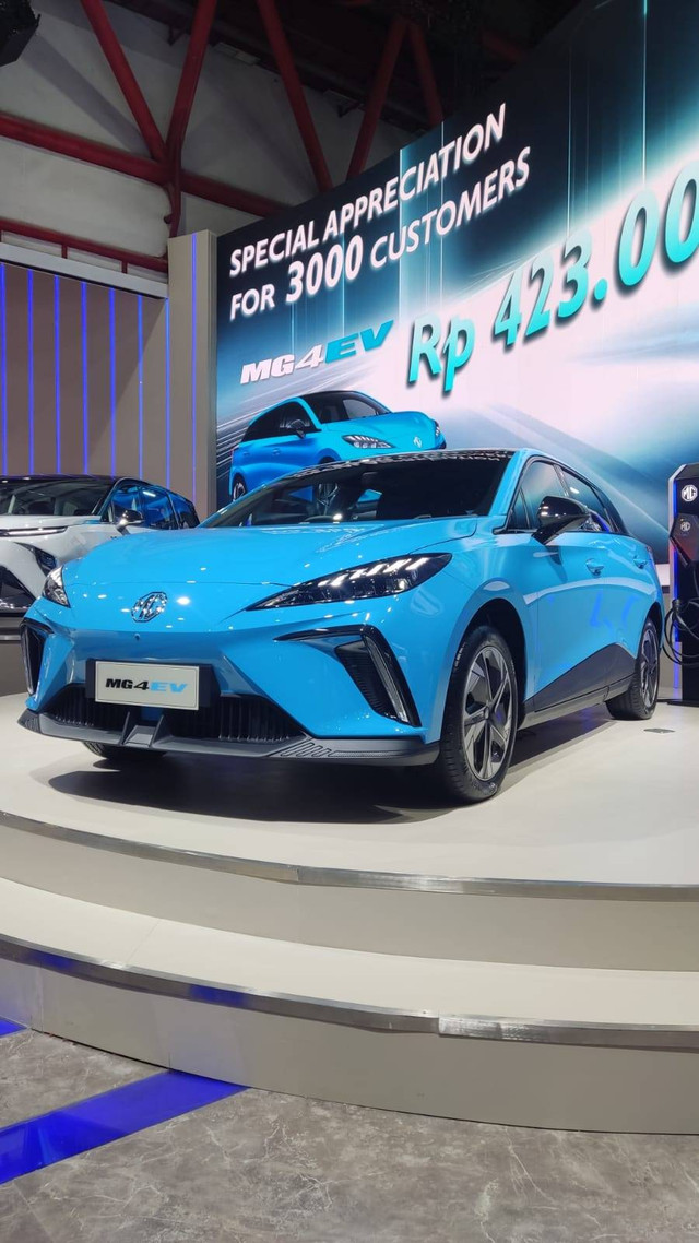 Mobil listrik MG 4 EV dapat garansi baterai seumur hidup.  Foto: Aditya Pratama Niagara/kumparan