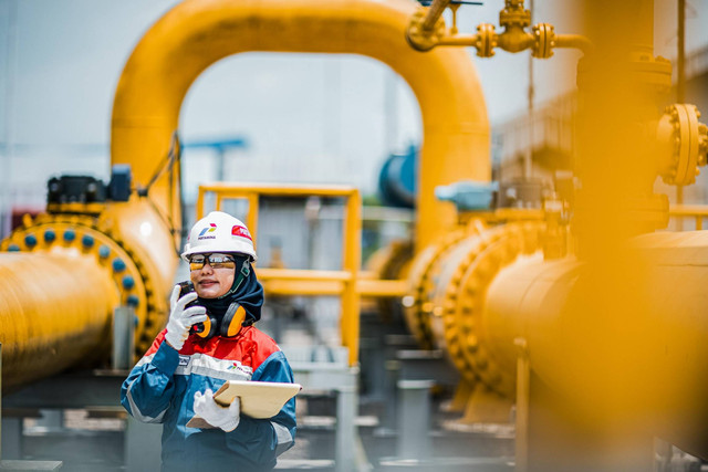 Ilustrasi pekerja Pertagas. Foto: Dok. Pertagas