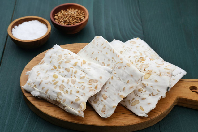  Ilustrasi tempe. Foto: tyasindayanti/Shutterstock