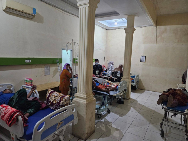 101 warga di Kabupaten Mandailing Natal, Sumut, keracunan gas. Foto: Polres Mandailing Natal