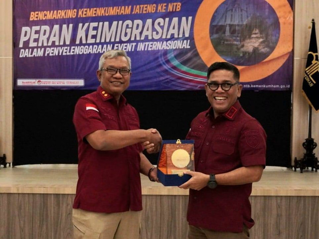 Studi Tiru Pelayanan Keimigrasian, Kemenkumham Jateng Sambangi Kemenkumham NTB