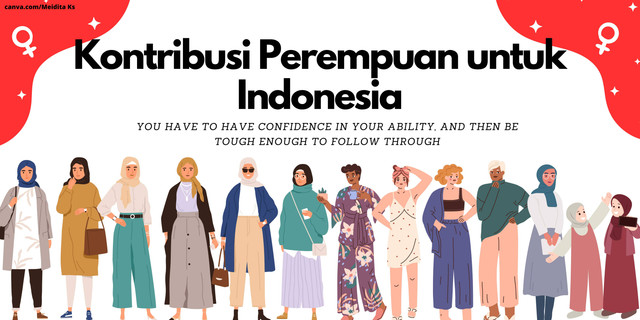 Gambar 1. Ilustrasi Kontribusi Perempuan untuk Indonesia
