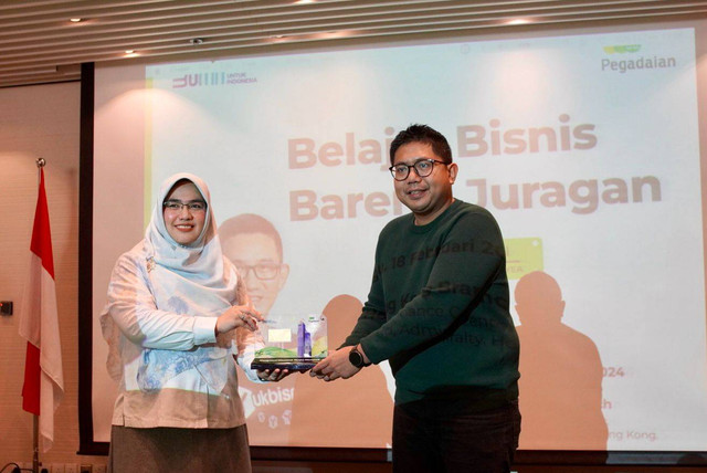Pegadaian membekali PMI Hong Kong dengan keterampilan kewirausahaan bertajuk Belajar Bisnis Bareng Juragan. Foto: Dok. Pegadaian