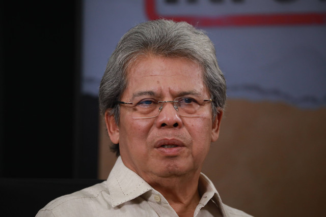 Advokat Todung Mulya Lubis saat hadiri di program Info A1 kumparan, Jakarta, Sabtu (24/2). Foto: Aditia Noviansyah/kumparan
