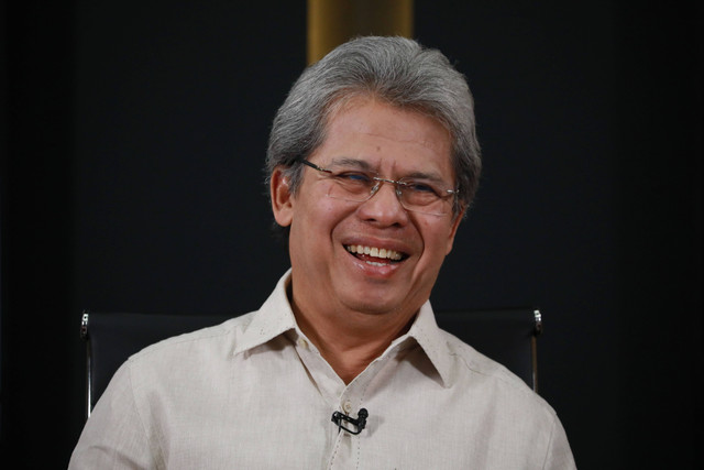 Advokat Todung Mulya Lubis saat hadiri di program Info A1 kumparan, Jakarta, Sabtu (24/2). Foto: Aditia Noviansyah/kumparan