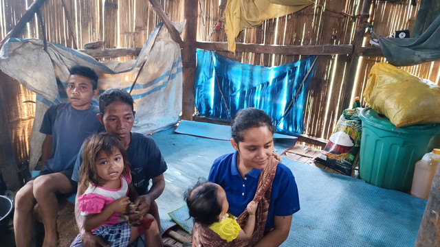 Rumah Ibu Maria Evin di Desa Golo Wune, NTT. Foto: Thomas Bosco/kumparan