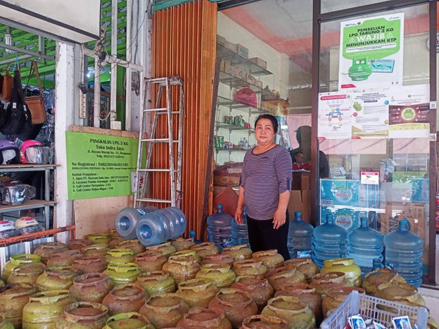 Pangkalan remsi penyaluran LPG 3 Kg di Denpasar, Bali - IST