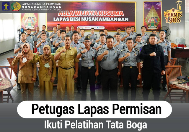 Petugas Lapas Permisan Ikuti Pelatihan Tata Boga