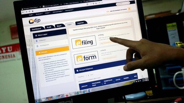 Ilustrasi cara lapor SPT Tahunan online. Foto: Nugroho Sejati/Kumparan