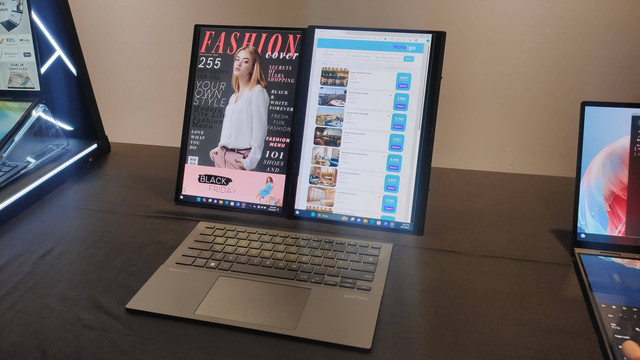 Asus Zenbook Duo 2024 (UX8406). Foto: Muhammad Fikrie/kumparan