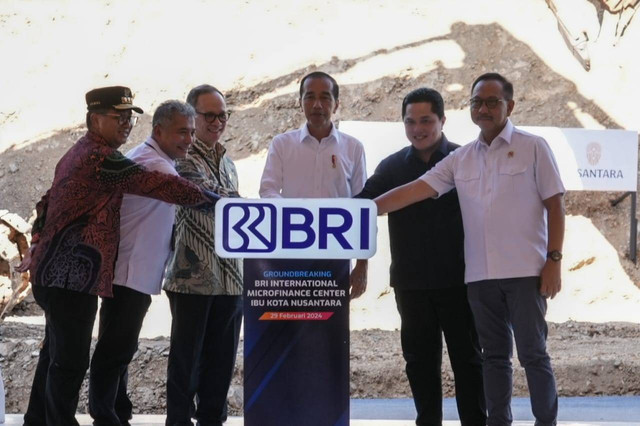 Groundbreaking Pembangunan Gedung BRI di IKN. Foto: Dok. BRI