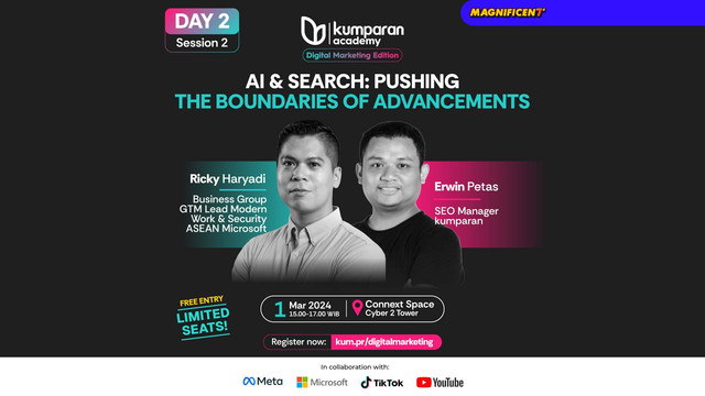 Acara seminar sesi 2 di hari kedua kumparan Academy. Foto: kumparan