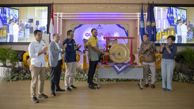 Acara pembukaan OlympiAR 2024 yang digelar PT Agincourt Resources (PTAR), pengelola Tambang Emas Martabe, di Universitas Diponegoro (UNDIP), Semarang, Sabtu (16/12/2024). Foto: dok. Agincourt Resources