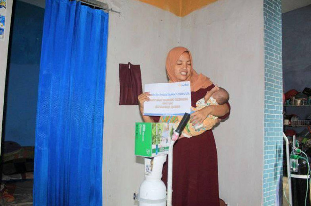 Bantuan Tabung Oksigen Bantu Almahyra Bertahan Hidup