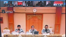 Kepala Rupbasan Mojokerto Ikuti Rapat Terbatas Bahas Pemenuhan LKjIP