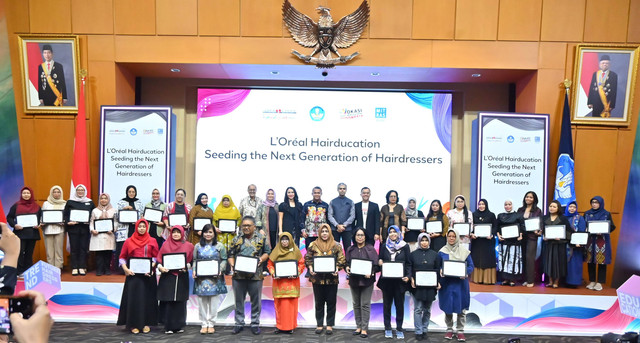 Program kolabroasi L’Oréal Hairducation. Foto: Dok. L’Oréal Indonesia.