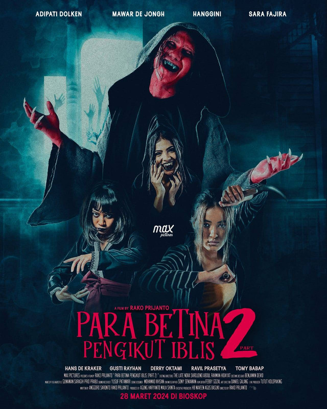 Poster Resmi Film Para Betina Pengikut Iblis 2. Foto: Max Pictures